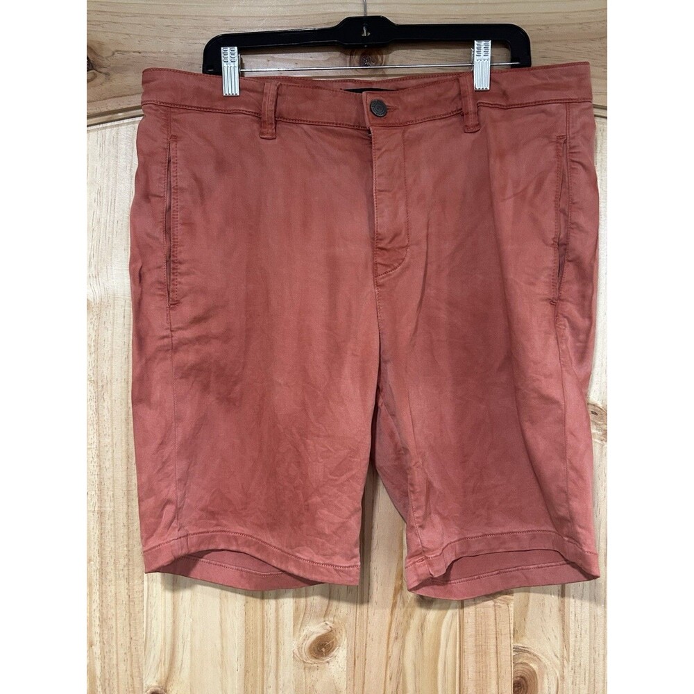 Mavi Jeans Simon Shorts Men’s Golf Chino Cotton Stretch Vibrant Orange Size 36